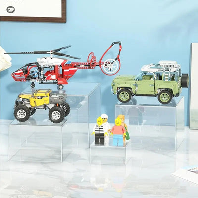 Transparent Acrylic Boxes for Display Stands