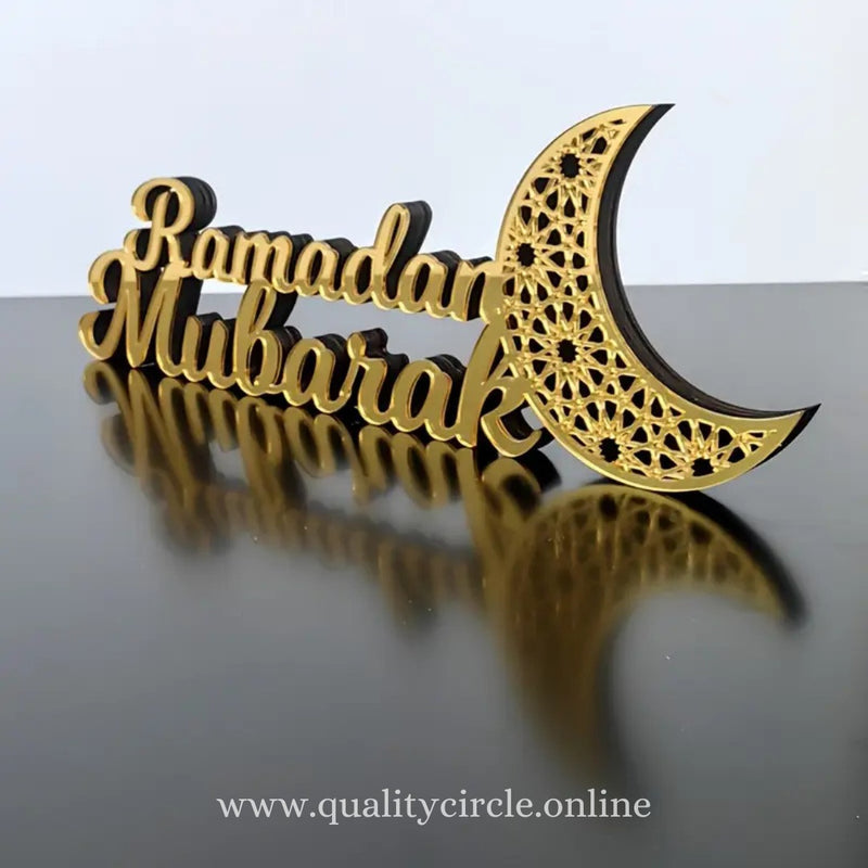 Ramadan Mubarak Acrylic Decor
