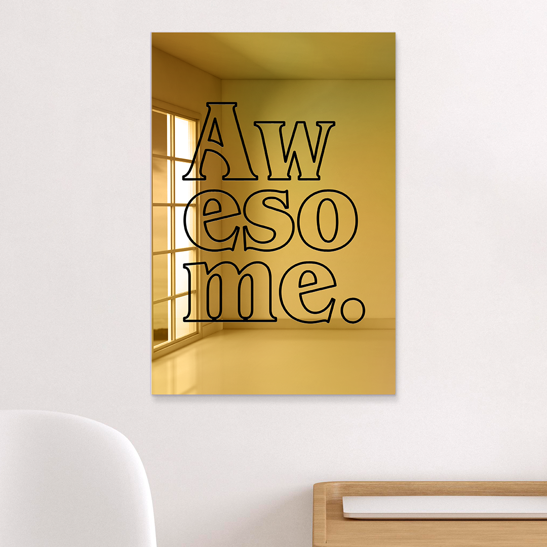 Awesome Acrylic Mirror Wall Art