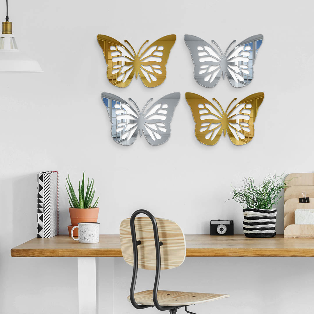 Butterfly Mirror Wall Art