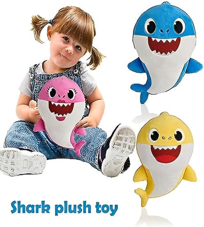 Premium Soft Baby Shark Plush Toy with Sound and Light – Singing Plush Toy – Stuffed Animal Soft Shark Toys for Baby Toddlers Kids