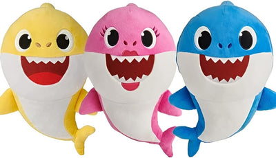 Premium Soft Baby Shark Plush Toy with Sound and Light – Singing Plush Toy – Stuffed Animal Soft Shark Toys for Baby Toddlers Kids