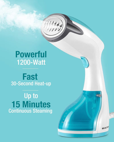 Handheld Garment Steamer with Removable Water Tank (1200W,260ml Tank)