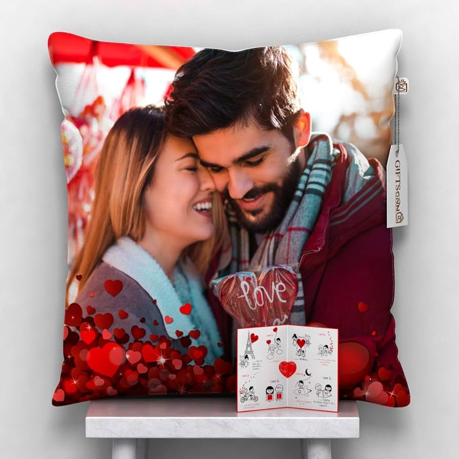 Couple Pic Customized Pillow - A Personalized Touch for Romantic Moments