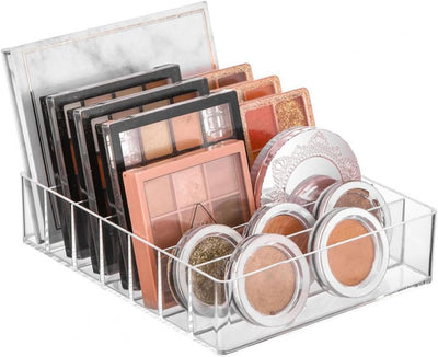 Acrylic Makeup Organizer Cosmetic Storage Display Boxes 7-Compartment