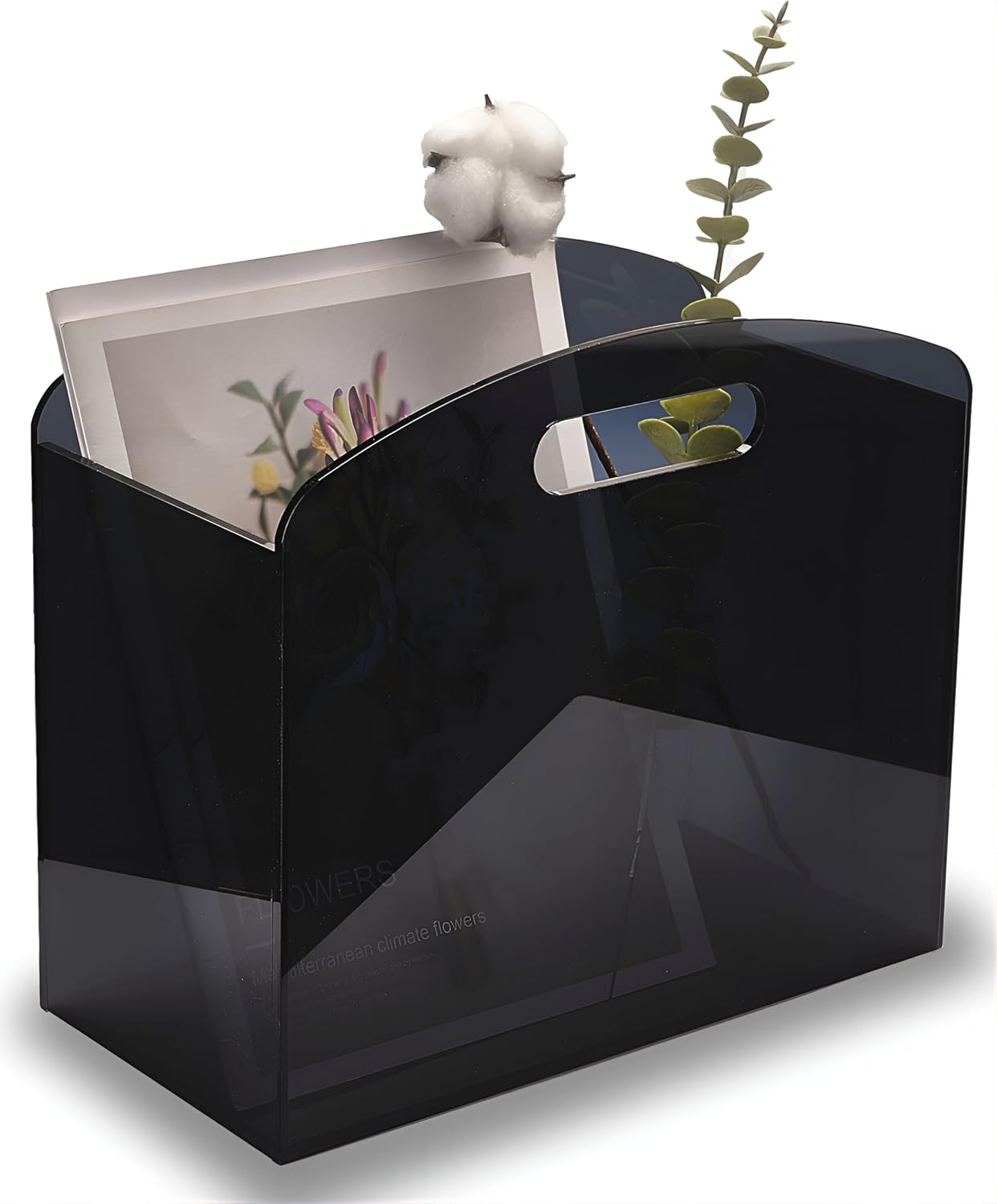 Modern Acrylic Magazine Holder, Newspaper Holder