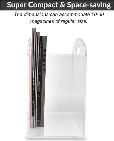 Magazine Rack - Clear Acrylic Magazine Holder