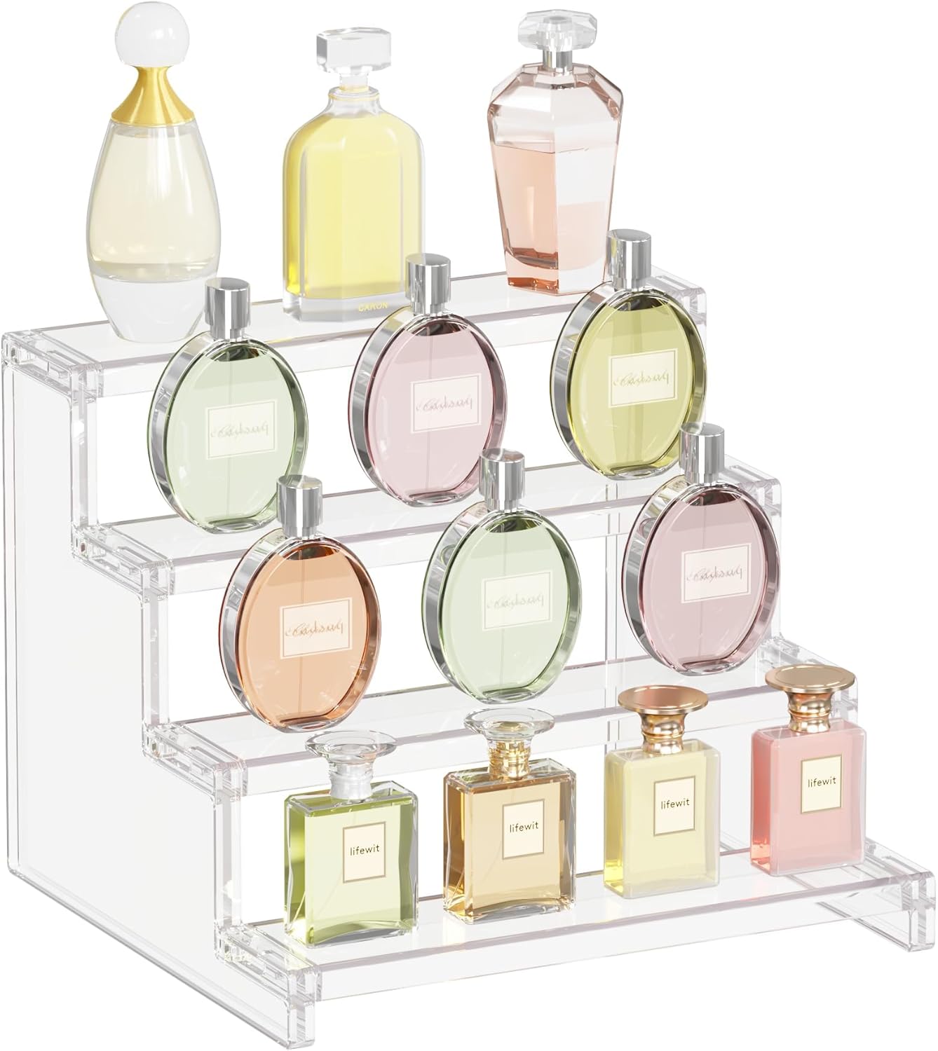 4 Tier Clear Display Stand