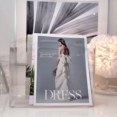 Magazine Rack - Clear Acrylic Magazine Holder