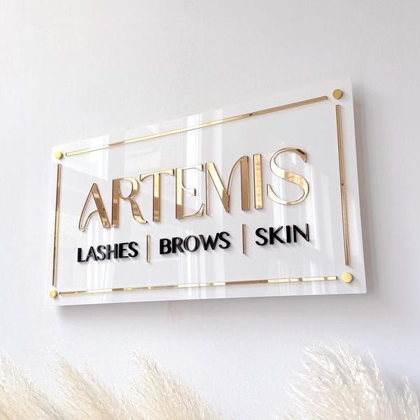 Custom Acrylic Business Logo Sign