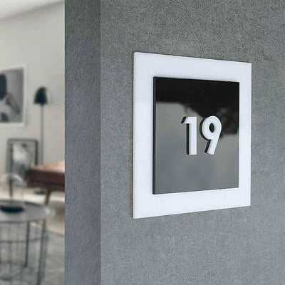 Acrylic Room Numbers Sign