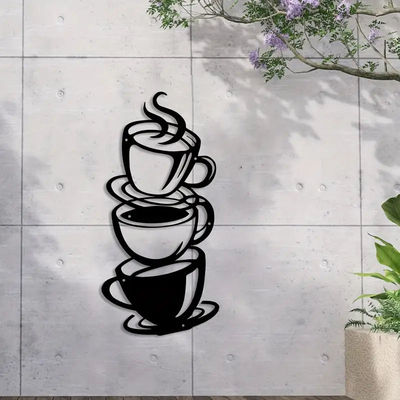 Coffee & Tea Cups - Kitchen's Wall Decal - Best For Gifting