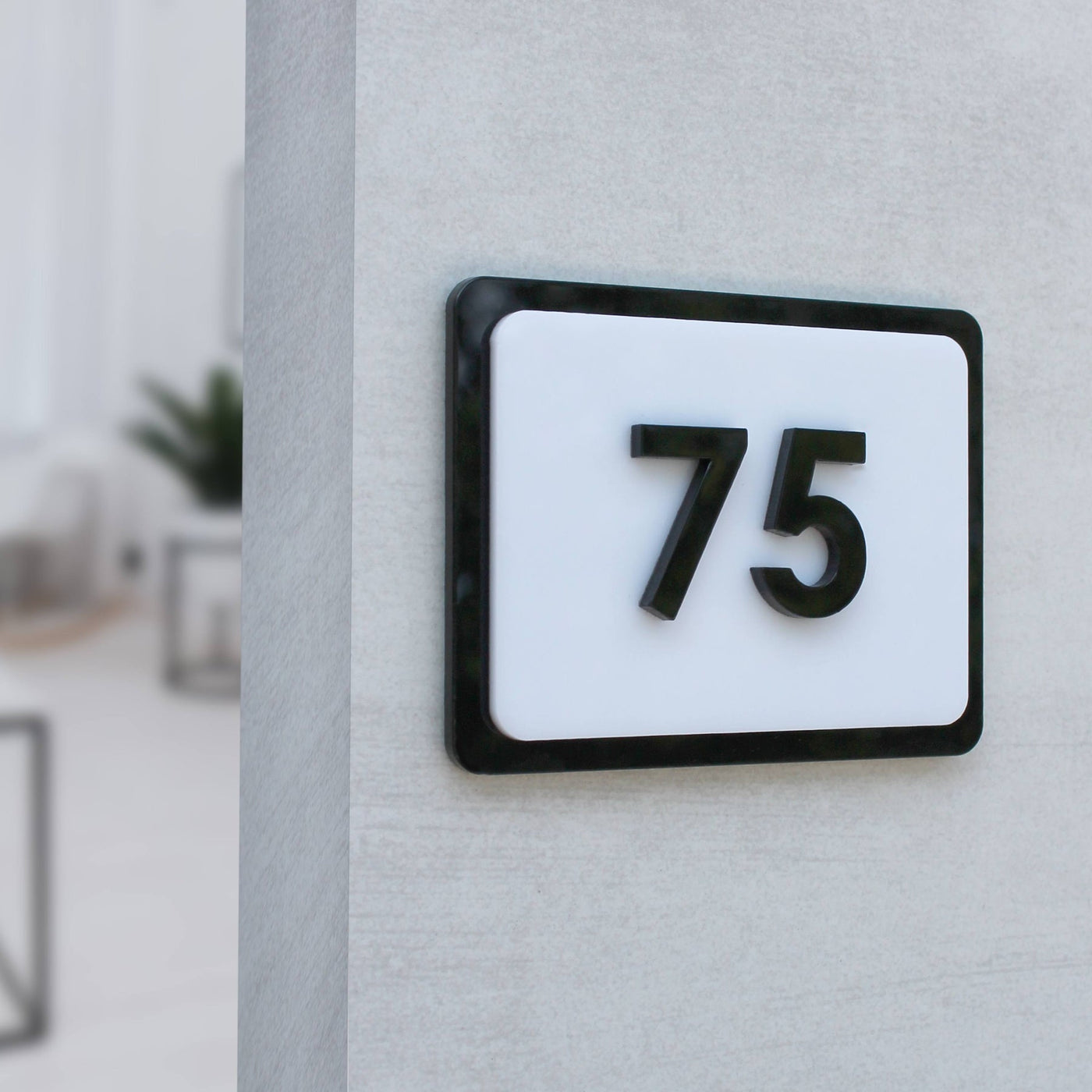 Acrylic Room Numbers Sign