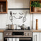 Fork & Knife With Smiley Face - Beautiful Kitchen Wall Decal - Best For Home & Restaurant