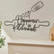Happiness is Kitchen made - Acrylic Kitchen Wall Decal - Best For Home & Restaurant