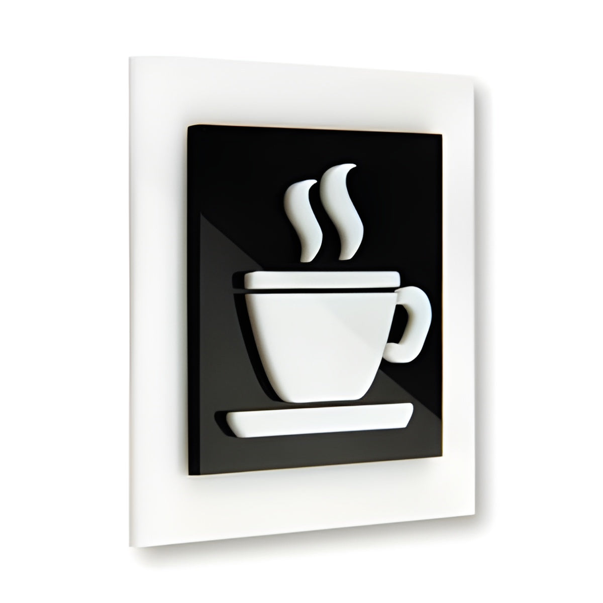 Acrylic Office Kitchen Sign – Simple Design for Quite Luxury Offices