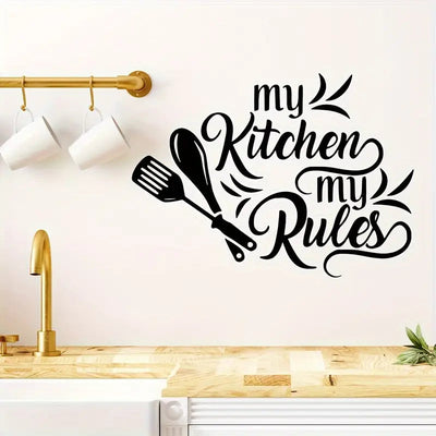 My Kitchen My Rules - Kitchen & Dinning Wall Decor