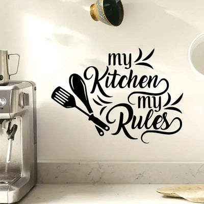My Kitchen My Rules - Kitchen & Dinning Wall Decor
