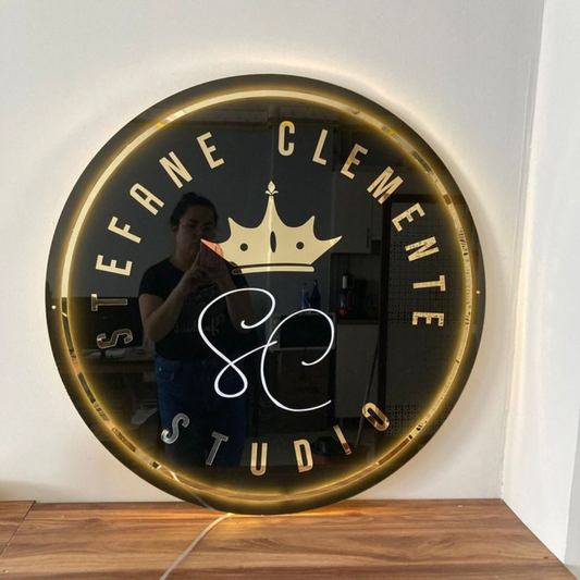Custom Acrylic Business Logo Sign, Custom Light up Sign