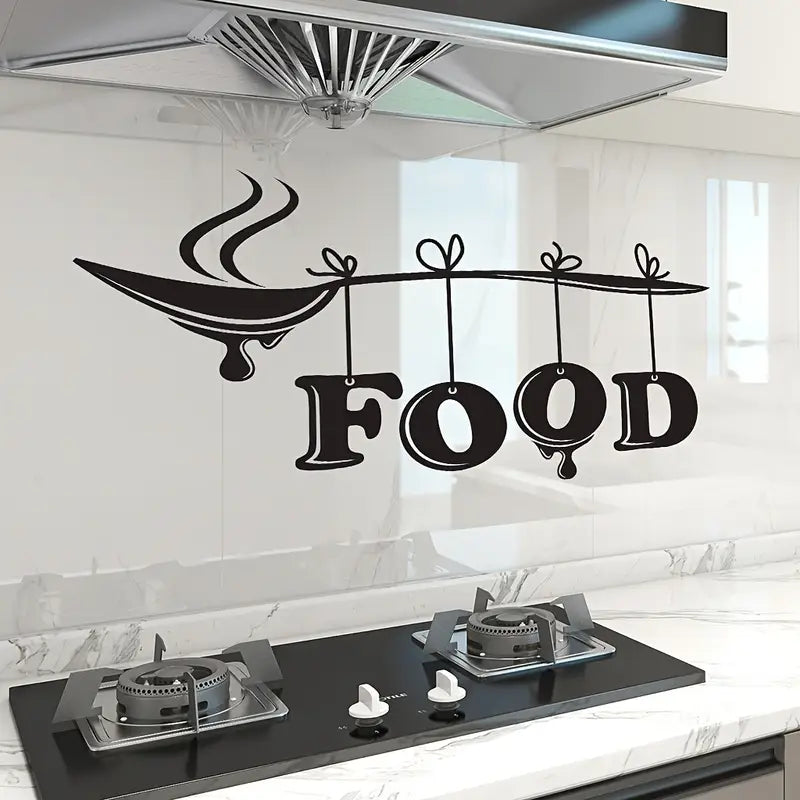 Spoon With Food - Beautiful Kitchen Wall Decal - Best For Home & Restaurant